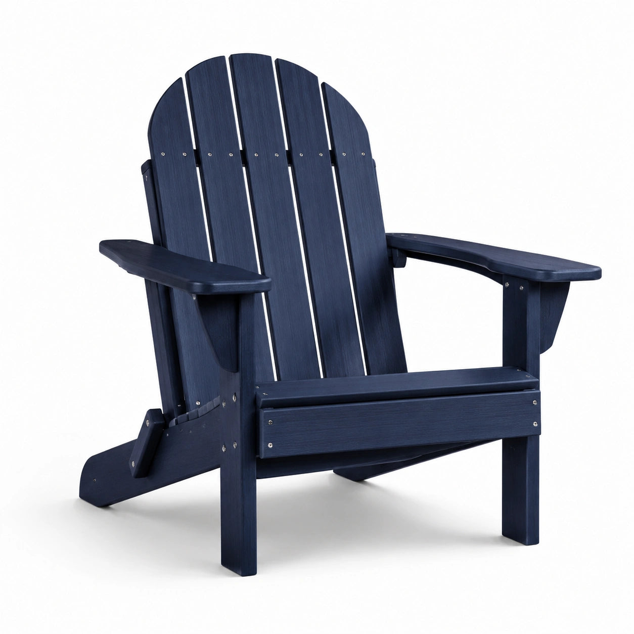 Chaise Adirondack en bois d'acacia bleu