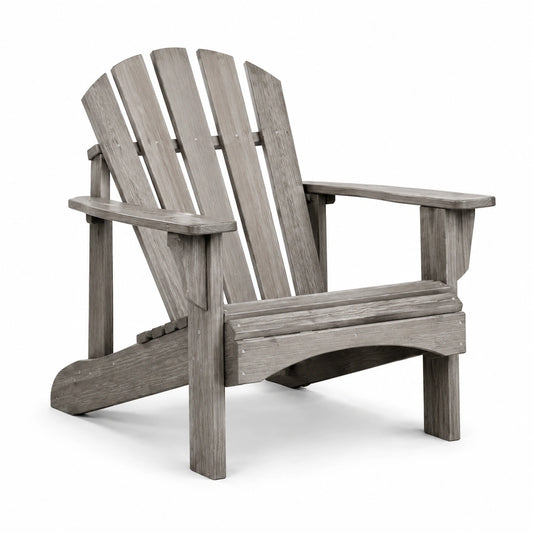 Chaise Adirondack en Bois d'Acacia Gris