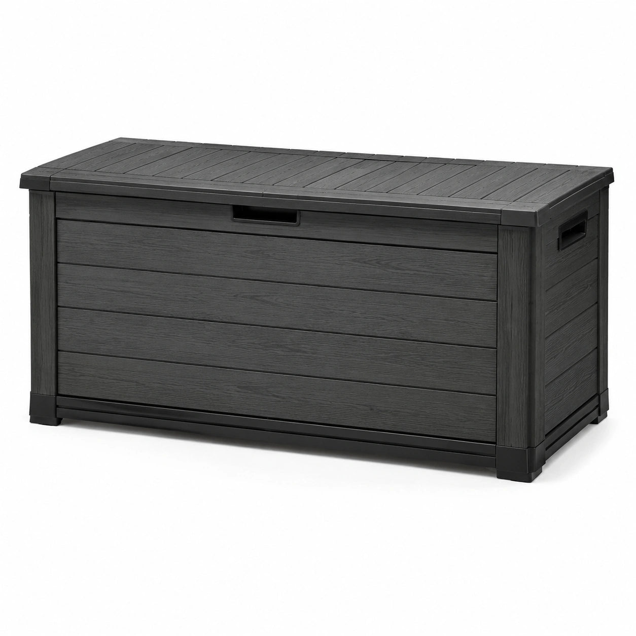 Coffre de rangement en plastique gris 145x60x55cm